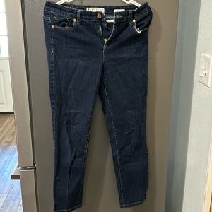 Anne Klein Dark blue skinny jeans